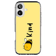 Bee Kind Tough Cases For Apple iPhone (17, 16, 15, 14, 13, 12, 11, X, SE, 8, 7/ Air, Plus, Pro, Max, Mini, XR, XS), Print in USA
