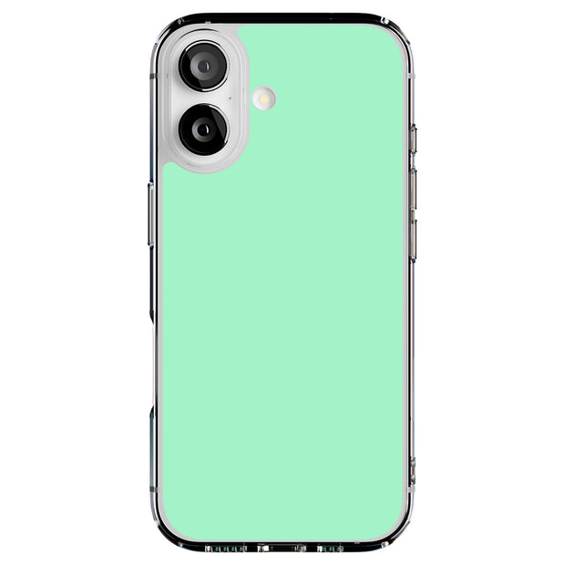 Mint Green Tough Cases For Apple iPhone (17, 16, 15, 14, 13, 12, 11, X, SE, 8, 7/ Air, Plus, Pro, Max, Mini, XR, XS), Print in USA