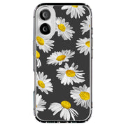 Daisy Floral Tough Cases For Apple iPhone (17, 16, 15, 14, 13, 12, 11, X, SE, 8, 7/ Air, Plus, Pro, Max, Mini, XR, XS), Print in USA