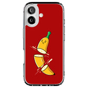 Cartoon Banana Tough Cases For Apple iPhone (17, 16, 15, 14, 13, 12, 11, X, SE, 8, 7/ Air, Plus, Pro, Max, Mini, XR, XS), Print in USA