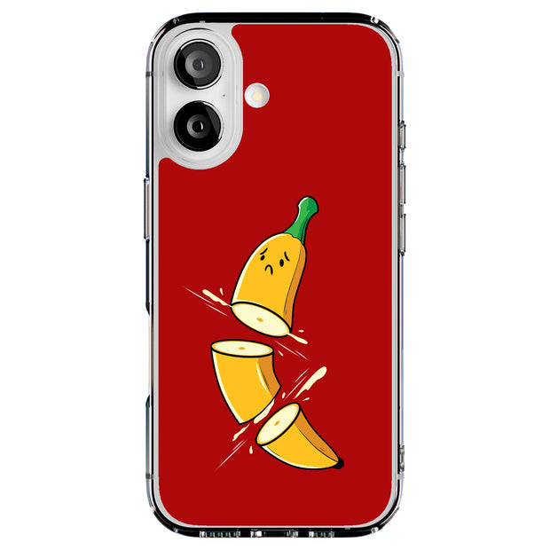 Cartoon Banana Tough Cases For Apple iPhone (17, 16, 15, 14, 13, 12, 11, X, SE, 8, 7/ Air, Plus, Pro, Max, Mini, XR, XS), Print in USA