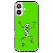 Skeleton Dance Tough Cases For Apple iPhone (17, 16, 15, 14, 13, 12, 11, X, SE, 8, 7/ Air, Plus, Pro, Max, Mini, XR, XS), Print in USA