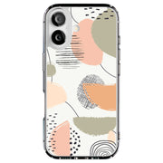 Abstract Modern Tough Cases For Apple iPhone (17, 16, 15, 14, 13, 12, 11, X, SE, 8, 7/ Air, Plus, Pro, Max, Mini, XR, XS), Print in USA