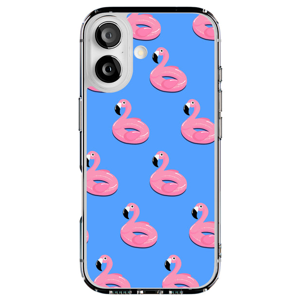 Cute Flamingo Tough Cases For Apple iPhone (17, 16, 15, 14, 13, 12, 11, X, SE, 8, 7/ Air, Plus, Pro, Max, Mini, XR, XS), Print in USA