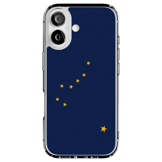 Alaska Flag Tough Cases For Apple iPhone (17, 16, 15, 14, 13, 12, 11, X, SE, 8, 7/ Air, Plus, Pro, Max, Mini, XR, XS), Print in USA