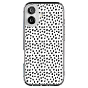 Polka Dots Blk Tough Cases For Apple iPhone (17, 16, 15, 14, 13, 12, 11, X, SE, 8, 7/ Air, Plus, Pro, Max, Mini, XR, XS), Print in USA