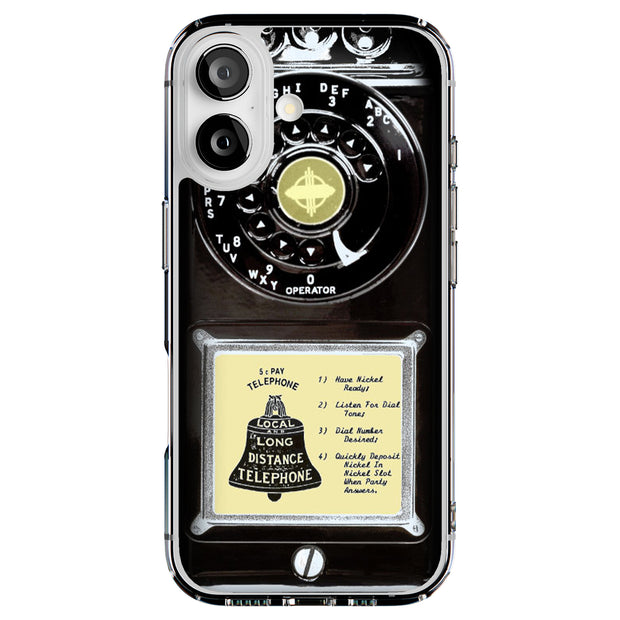 Dial Phone Tough Cases For Apple iPhone (17, 16, 15, 14, 13, 12, 11, X, SE, 8, 7/ Air, Plus, Pro, Max, Mini, XR, XS), Print in USA