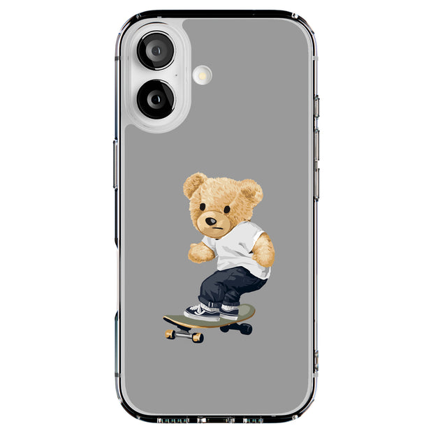 Thrasher Teddy Tough Cases For Apple iPhone (17, 16, 15, 14, 13, 12, 11, X, SE, 8, 7/ Air, Plus, Pro, Max, Mini, XR, XS), Print in USA