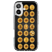 Bitcoin Crypto4 Tough Cases For Apple iPhone (17, 16, 15, 14, 13, 12, 11, X, SE, 8, 7/ Air, Plus, Pro, Max, Mini, XR, XS), Print in USA