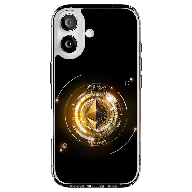 Ethereum Crypto Tough Cases For Apple iPhone (17, 16, 15, 14, 13, 12, 11, X, SE, 8, 7/ Air, Plus, Pro, Max, Mini, XR, XS), Print in USA