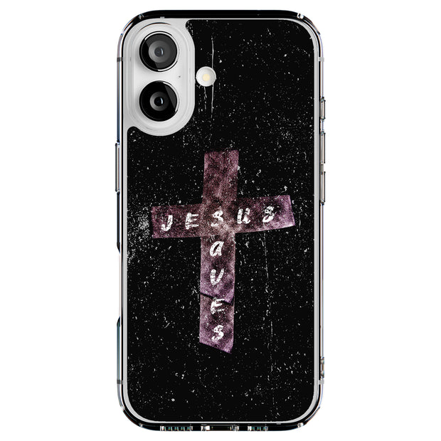Jesus Saves 1 Tough Cases For Apple iPhone (17, 16, 15, 14, 13, 12, 11, X, SE, 8, 7/ Air, Plus, Pro, Max, Mini, XR, XS), Print in USA
