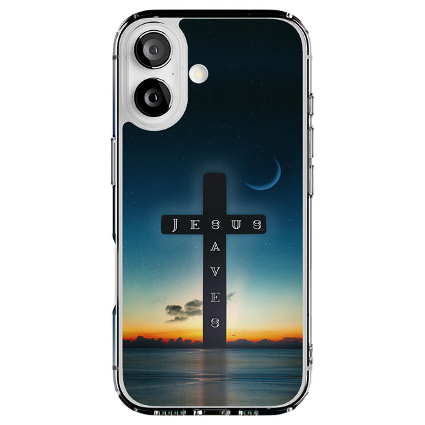 Jesus Saves 2 Tough Cases For Apple iPhone (17, 16, 15, 14, 13, 12, 11, X, SE, 8, 7/ Air, Plus, Pro, Max, Mini, XR, XS), Print in USA