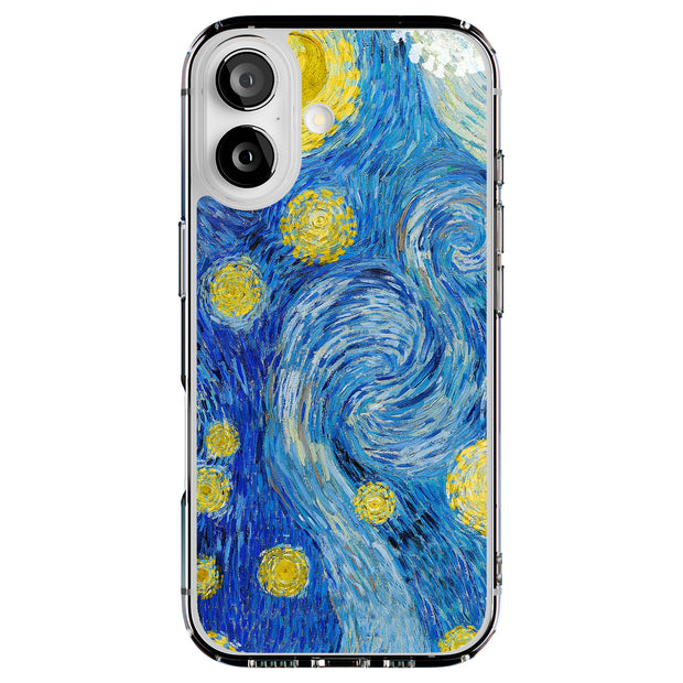 Starry Night Tough Cases For Apple iPhone (17, 16, 15, 14, 13, 12, 11, X, SE, 8, 7/ Air, Plus, Pro, Max, Mini, XR, XS), Print in USA