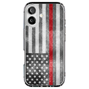 Thin Red Line Tough Cases For Apple iPhone (17, 16, 15, 14, 13, 12, 11, X, SE, 8, 7/ Air, Plus, Pro, Max, Mini, XR, XS), Print in USA