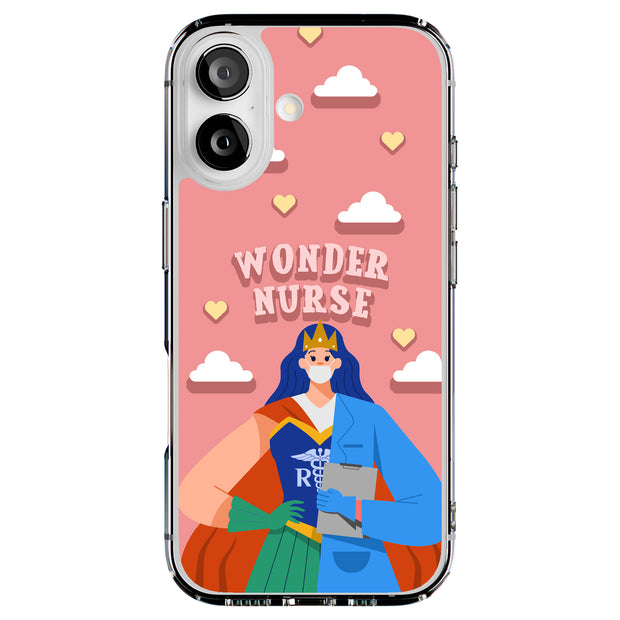 Wonder Nurse Tough Cases For Apple iPhone (17, 16, 15, 14, 13, 12, 11, X, SE, 8, 7/ Air, Plus, Pro, Max, Mini, XR, XS), Print in USA