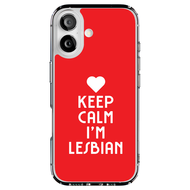 Keep Calm LGBT Tough Cases For Apple iPhone (17, 16, 15, 14, 13, 12, 11, X, SE, 8, 7/ Air, Plus, Pro, Max, Mini, XR, XS), Print in USA