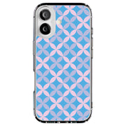 Petals Blue Tough Cases For Apple iPhone (17, 16, 15, 14, 13, 12, 11, X, SE, 8, 7/ Air, Plus, Pro, Max, Mini, XR, XS), Print in USA