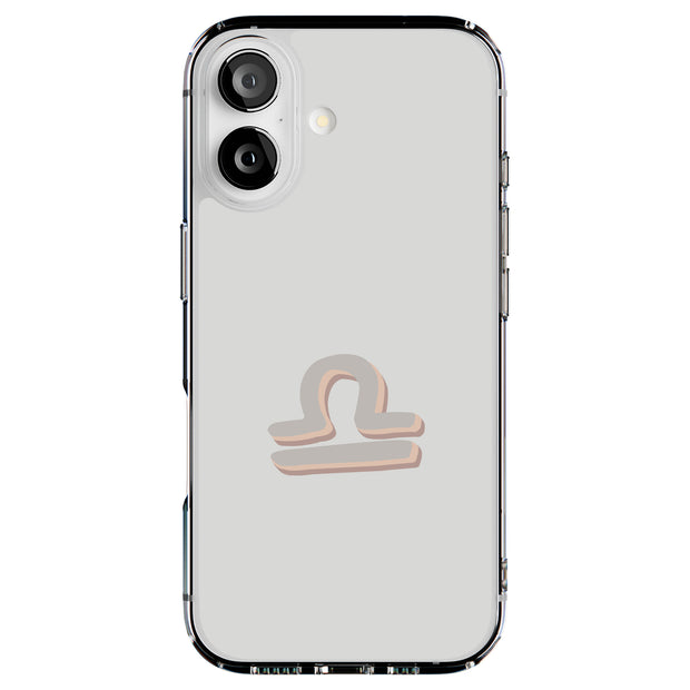 Libra Zodiac Tough Cases For Apple iPhone (17, 16, 15, 14, 13, 12, 11, X, SE, 8, 7/ Air, Plus, Pro, Max, Mini, XR, XS), Print in USA