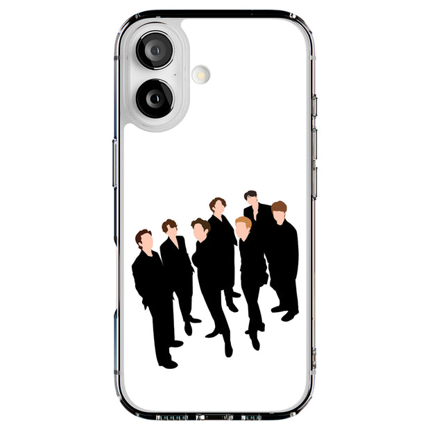 BTS Bangtan 12 Tough Cases For Apple iPhone (17, 16, 15, 14, 13, 12, 11, X, SE, 8, 7/ Air, Plus, Pro, Max, Mini, XR, XS), Print in USA