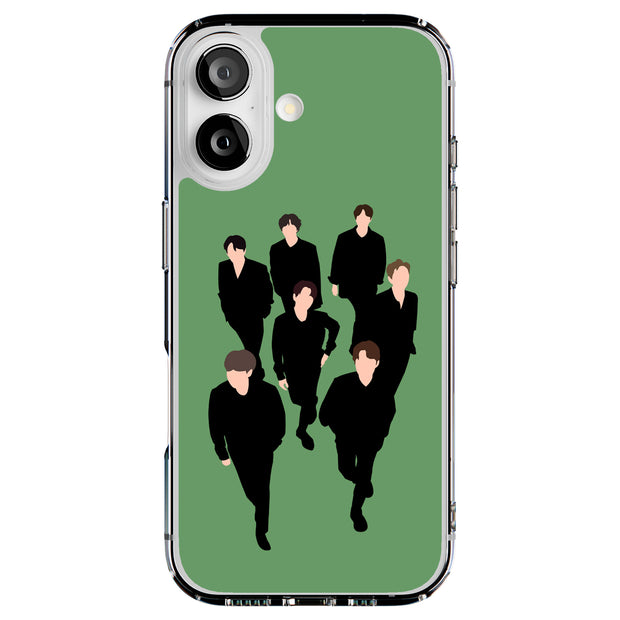 BTS Bangtan 14 Tough Cases For Apple iPhone (17, 16, 15, 14, 13, 12, 11, X, SE, 8, 7/ Air, Plus, Pro, Max, Mini, XR, XS), Print in USA