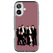 BTS Bangtan 15 Tough Cases For Apple iPhone (17, 16, 15, 14, 13, 12, 11, X, SE, 8, 7/ Air, Plus, Pro, Max, Mini, XR, XS), Print in USA