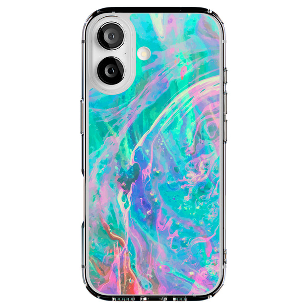 Opal Marble 6 Tough Cases For Apple iPhone (17, 16, 15, 14, 13, 12, 11, X, SE, 8, 7/ Air, Plus, Pro, Max, Mini, XR, XS), Print in USA
