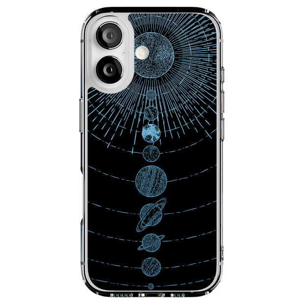 Stars Planets 4 Tough Cases For Apple iPhone (17, 16, 15, 14, 13, 12, 11, X, SE, 8, 7/ Air, Plus, Pro, Max, Mini, XR, XS), Print in USA