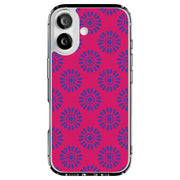 Flower Pink Tough Cases For Apple iPhone (17, 16, 15, 14, 13, 12, 11, X, SE, 8, 7/ Air, Plus, Pro, Max, Mini, XR, XS), Print in USA