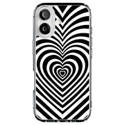Hearts Hearts Tough Cases For Apple iPhone (17, 16, 15, 14, 13, 12, 11, X, SE, 8, 7/ Air, Plus, Pro, Max, Mini, XR, XS), Print in USA