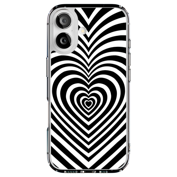 Hearts Hearts Tough Cases For Apple iPhone (17, 16, 15, 14, 13, 12, 11, X, SE, 8, 7/ Air, Plus, Pro, Max, Mini, XR, XS), Print in USA