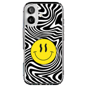Trippy Smiley Tough Cases For Apple iPhone (17, 16, 15, 14, 13, 12, 11, X, SE, 8, 7/ Air, Plus, Pro, Max, Mini, XR, XS), Print in USA