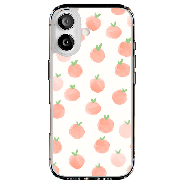 Orange Painting Tough Cases For Apple iPhone (17, 16, 15, 14, 13, 12, 11, X, SE, 8, 7/ Air, Plus, Pro, Max, Mini, XR, XS), Print in USA