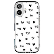 Flying Hearts Tough Cases For Apple iPhone (17, 16, 15, 14, 13, 12, 11, X, SE, 8, 7/ Air, Plus, Pro, Max, Mini, XR, XS), Print in USA