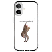 Meme Monkey  Tough Cases For Apple iPhone (17, 16, 15, 14, 13, 12, 11, X, SE, 8, 7/ Air, Plus, Pro, Max, Mini, XR, XS), Print in USA