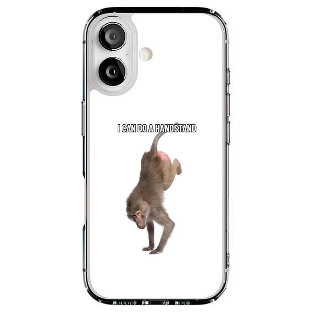 Meme Monkey  Tough Cases For Apple iPhone (17, 16, 15, 14, 13, 12, 11, X, SE, 8, 7/ Air, Plus, Pro, Max, Mini, XR, XS), Print in USA