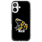 Meme Nice Frog Tough Cases For Apple iPhone (17, 16, 15, 14, 13, 12, 11, X, SE, 8, 7/ Air, Plus, Pro, Max, Mini, XR, XS), Print in USA