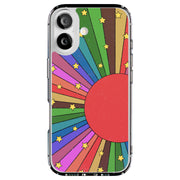 Colorful Sun Tough Cases For Apple iPhone (17, 16, 15, 14, 13, 12, 11, X, SE, 8, 7/ Air, Plus, Pro, Max, Mini, XR, XS), Print in USA