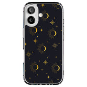 Moon Sun Stars Tough Cases For Apple iPhone (17, 16, 15, 14, 13, 12, 11, X, SE, 8, 7/ Air, Plus, Pro, Max, Mini, XR, XS), Print in USA