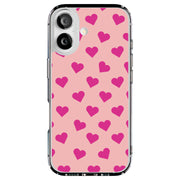 Cute Pink Love Tough Cases For Apple iPhone (17, 16, 15, 14, 13, 12, 11, X, SE, 8, 7/ Air, Plus, Pro, Max, Mini, XR, XS), Print in USA
