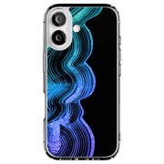Blue Wavy 5 Tough Cases For Apple iPhone (17, 16, 15, 14, 13, 12, 11, X, SE, 8, 7/ Air, Plus, Pro, Max, Mini, XR, XS), Print in USA