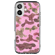 Camouflage Pink Tough Cases For Apple iPhone (17, 16, 15, 14, 13, 12, 11, X, SE, 8, 7/ Air, Plus, Pro, Max, Mini, XR, XS), Print in USA