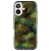 Camo Triangular Tough Cases For Apple iPhone (17, 16, 15, 14, 13, 12, 11, X, SE, 8, 7/ Air, Plus, Pro, Max, Mini, XR, XS), Print in USA