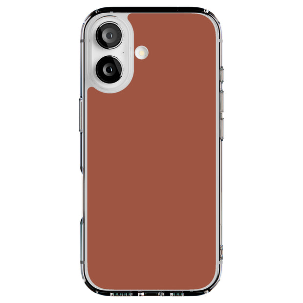 Burnt Umber Tough Cases For Apple iPhone (17, 16, 15, 14, 13, 12, 11, X, SE, 8, 7/ Air, Plus, Pro, Max, Mini, XR, XS), Print in USA