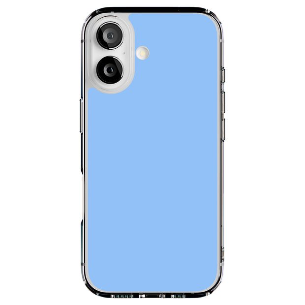 Sky Blue Color Tough Cases For Apple iPhone (17, 16, 15, 14, 13, 12, 11, X, SE, 8, 7/ Air, Plus, Pro, Max, Mini, XR, XS), Print in USA