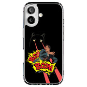 Cat Boom Tough Cases For Apple iPhone (17, 16, 15, 14, 13, 12, 11, X, SE, 8, 7/ Air, Plus, Pro, Max, Mini, XR, XS), Print in USA