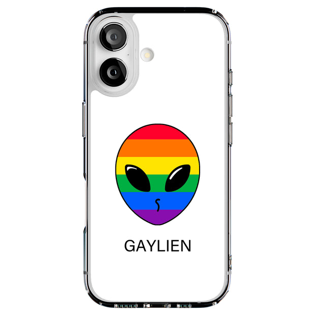 Rainbow Gaylien Tough Cases For Apple iPhone (17, 16, 15, 14, 13, 12, 11, X, SE, 8, 7/ Air, Plus, Pro, Max, Mini, XR, XS), Print in USA