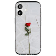 Red Rose Flower Tough Cases For Apple iPhone (17, 16, 15, 14, 13, 12, 11, X, SE, 8, 7/ Air, Plus, Pro, Max, Mini, XR, XS), Print in USA