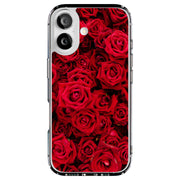 Red Rose Bush Tough Cases For Apple iPhone (17, 16, 15, 14, 13, 12, 11, X, SE, 8, 7/ Air, Plus, Pro, Max, Mini, XR, XS), Print in USA