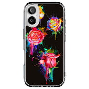 Watercolor Rose Tough Cases For Apple iPhone (17, 16, 15, 14, 13, 12, 11, X, SE, 8, 7/ Air, Plus, Pro, Max, Mini, XR, XS), Print in USA