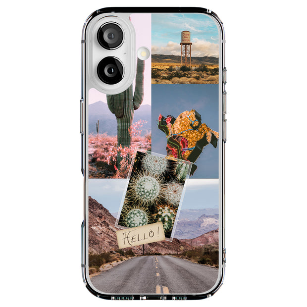 Desert Cactus Tough Cases For Apple iPhone (17, 16, 15, 14, 13, 12, 11, X, SE, 8, 7/ Air, Plus, Pro, Max, Mini, XR, XS), Print in USA
